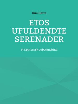 cover image of Etos ufuldendte serenader